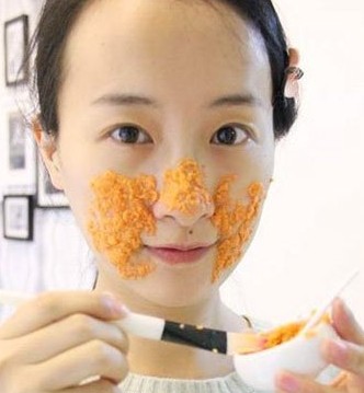 收縮毛孔的胡蘿卜雞蛋面膜-菲菲美人館